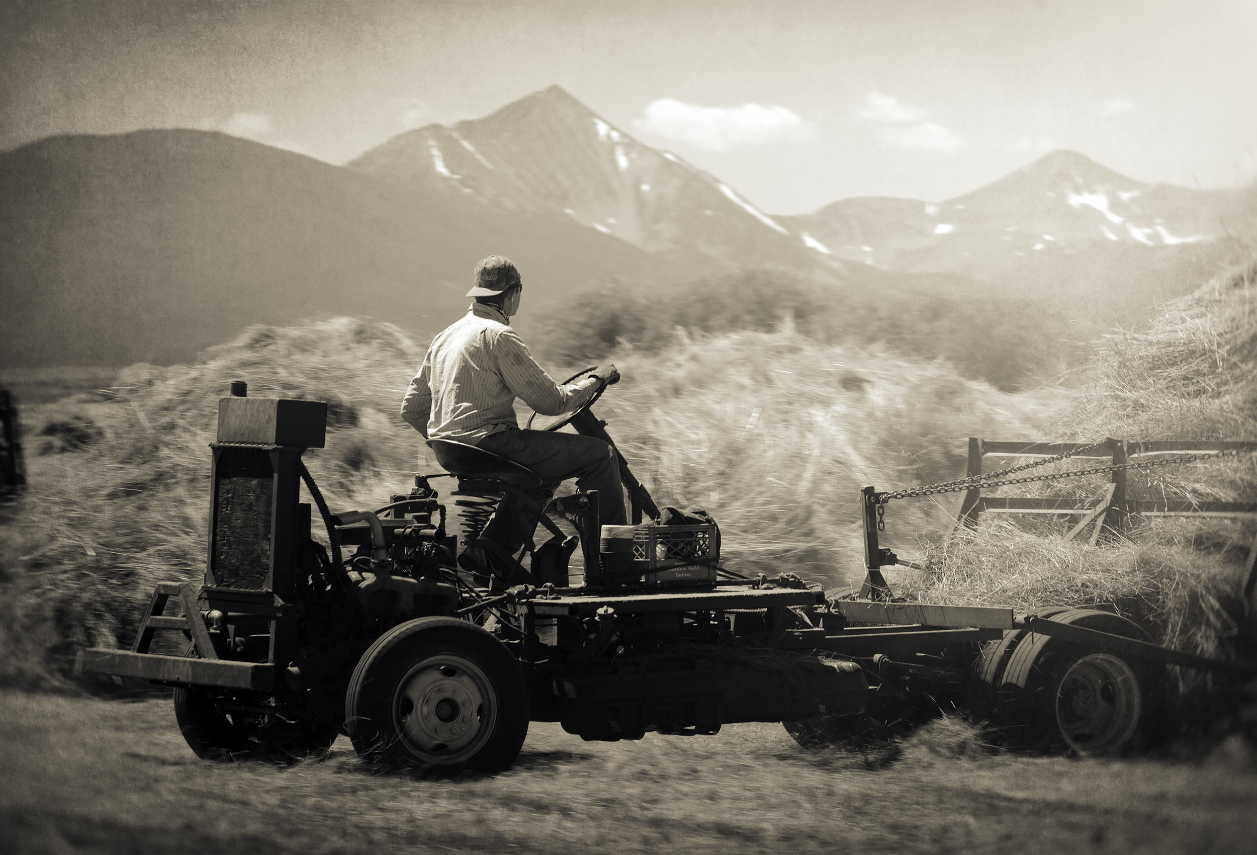 Bucking Hay in Montana