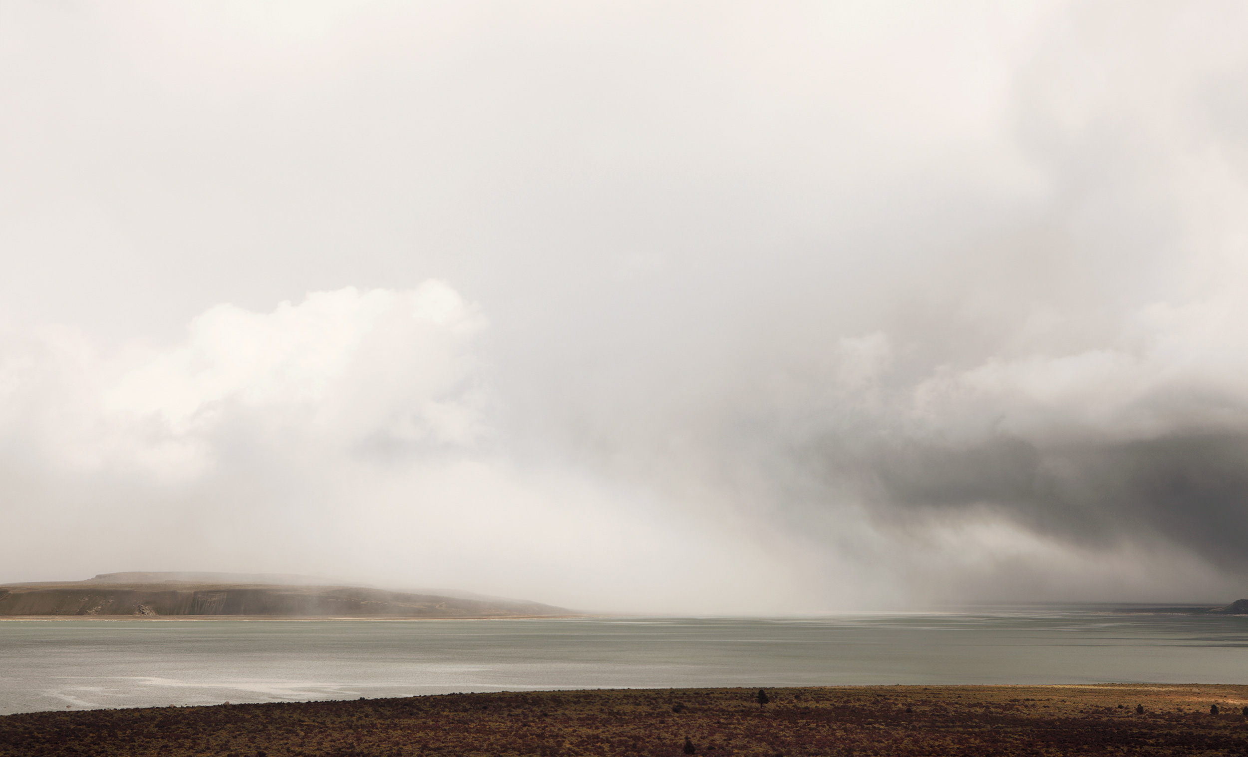 Storm over Mono Lake in California