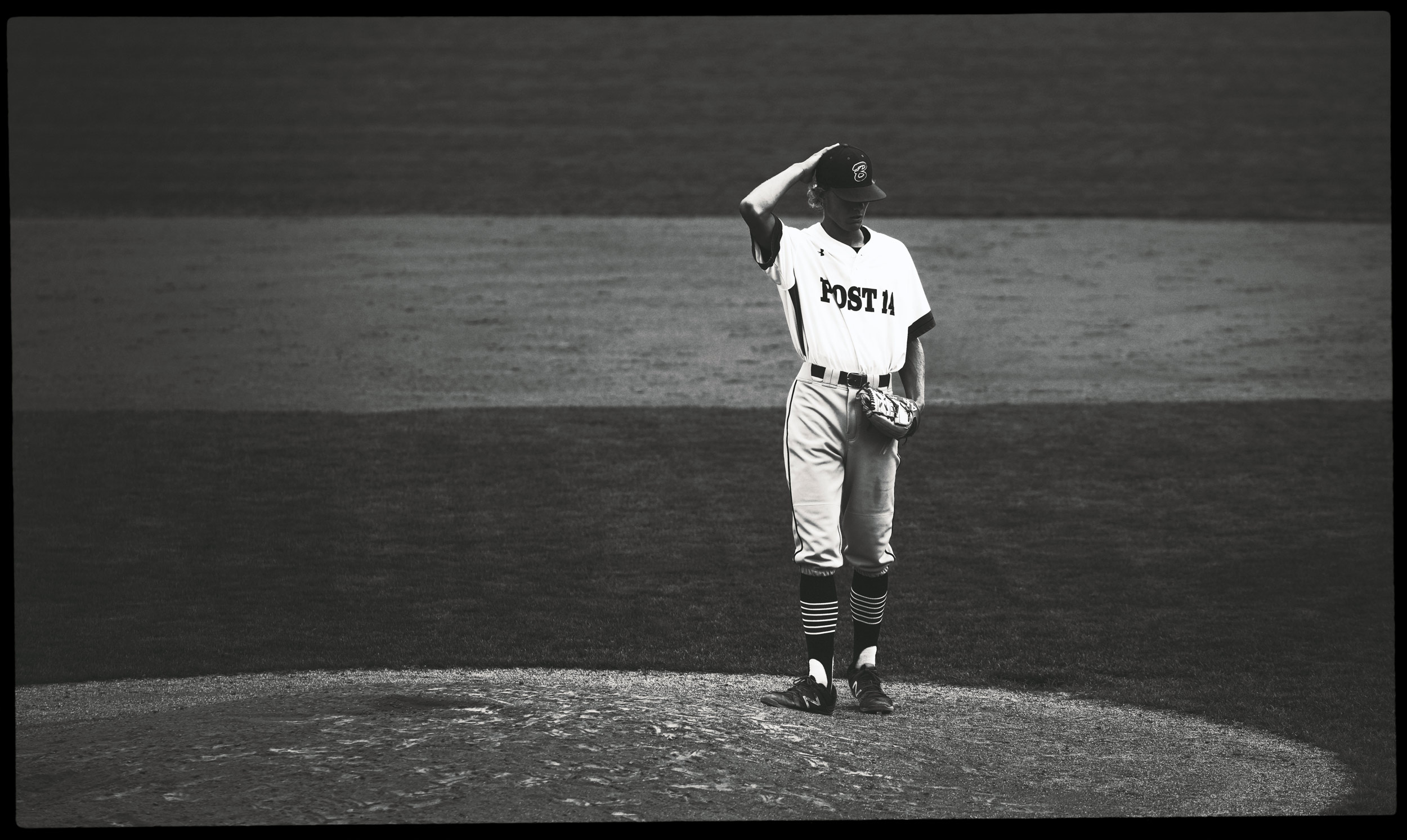 Relief pitcher on the pitcher